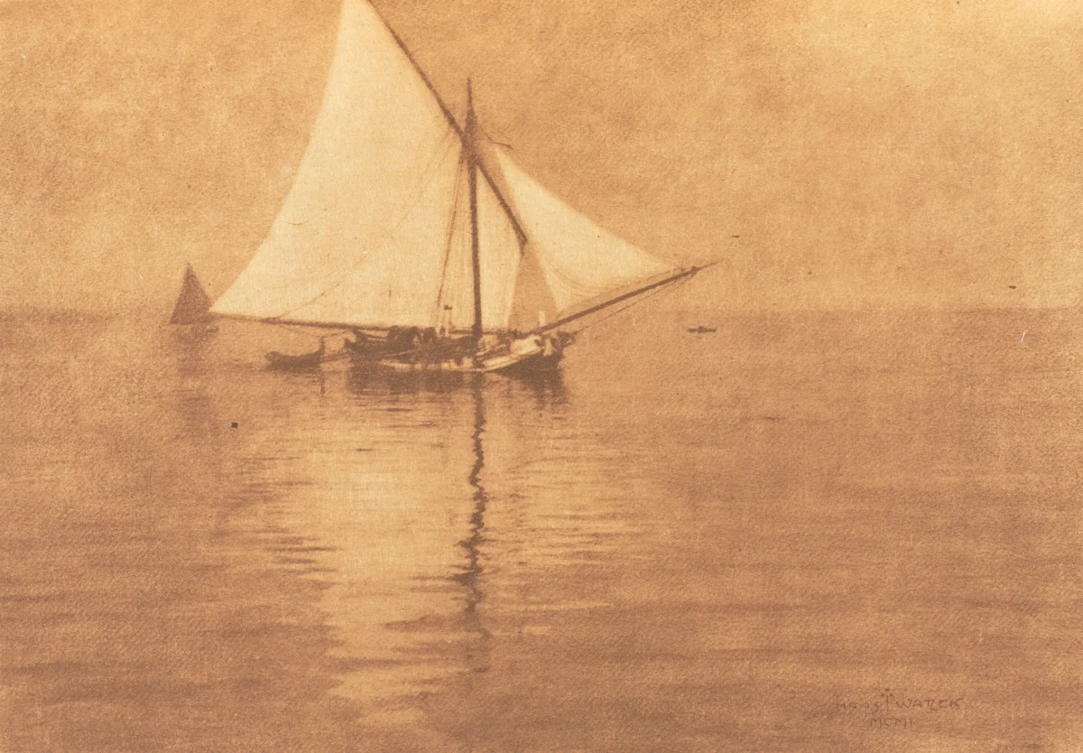 Camera Work: The White Sail by Hans Watzek, book, 1906