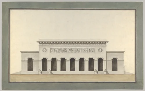 Project for a Public Monument by Alexandre Théodore Brongniart, drawing, 1750-1813