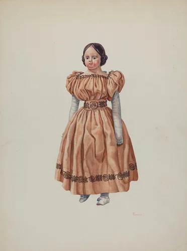 Doll - "Rachel" by Hal Blakeley, index of american design, 1941