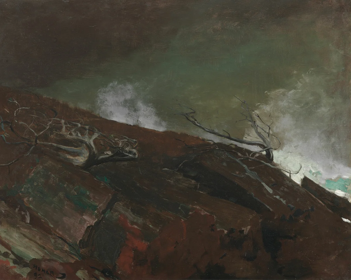 Coast of Maine by Winslow Homer, painting, 1893
