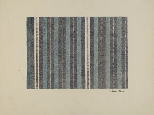 Woven Textile by Pearl Gibbo, index of american design, 1942