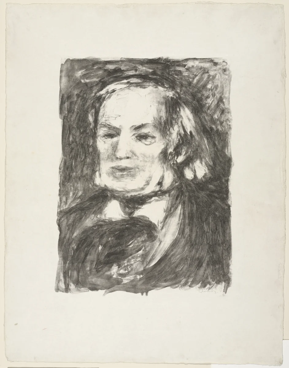 Richard Wagner by Pierre-Auguste Renoir, print, 1900