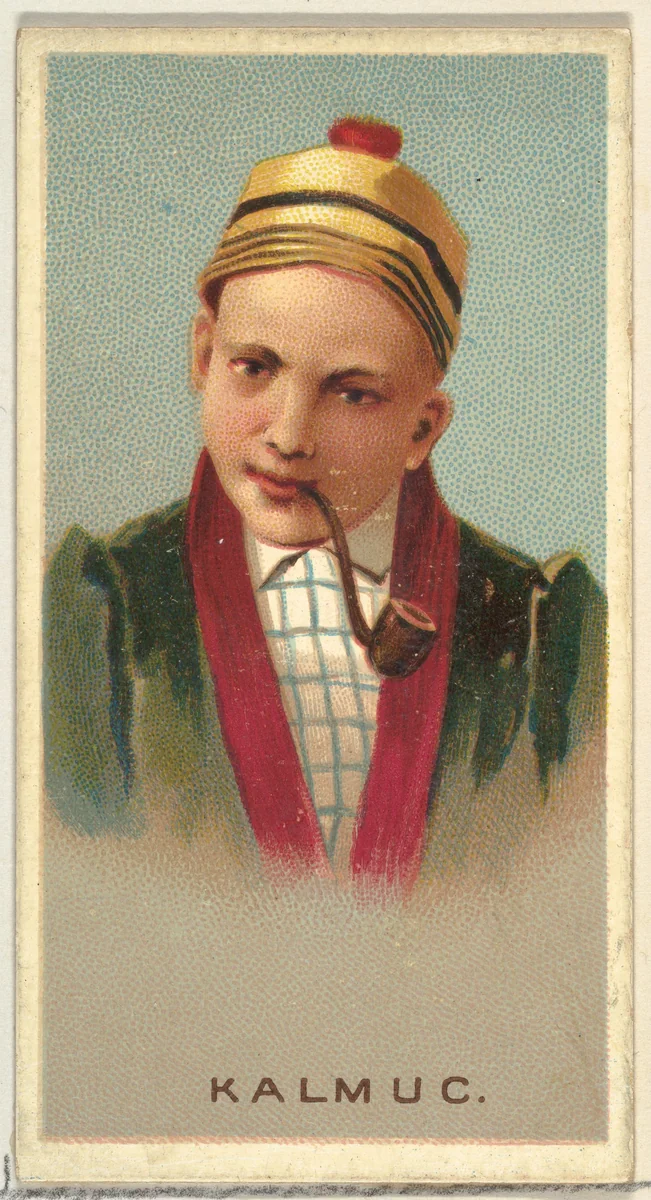 Kalmuc, from World's Smokers series (N33) for Allen & Ginter Cigarettes by Allen & Ginter, print, 1888