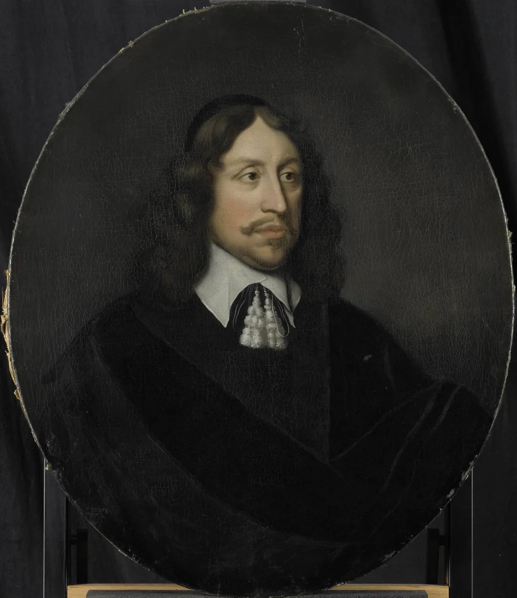 Portrait of Johan de Vries, Director of the Rotterdam Chamber of the Dutch East India Company, elected 1667 by Pieter van der Werff, painting, 1695-1722