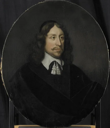 Portrait of Johan de Vries, Director of the Rotterdam Chamber of the Dutch East India Company, elected 1667 by Pieter van der Werff, painting, 1695-1722