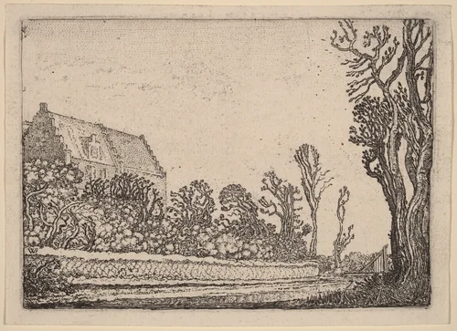 The House with the Stepped Gable by Willem Buytewech, print, 1621