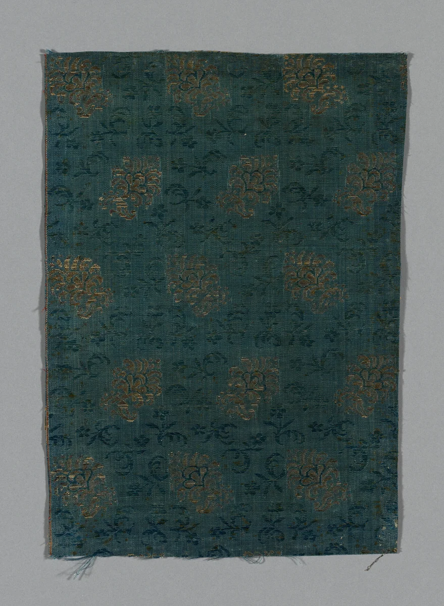 Fragment by Italy, textile, 1650-1700