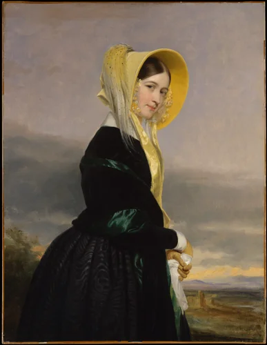 Euphemia White Van Rensselaer by George P. A. Healy, artwork, 1842