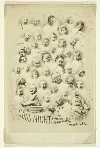Good Night by Joshua Smith, photograph, 1875-1885