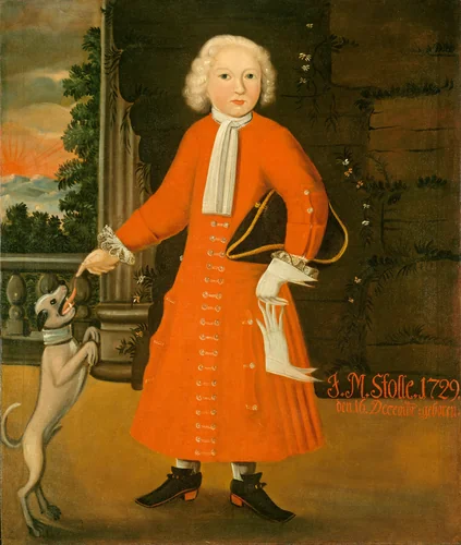 J. M. Stolle by American 18th Century, painting, 1734-1735