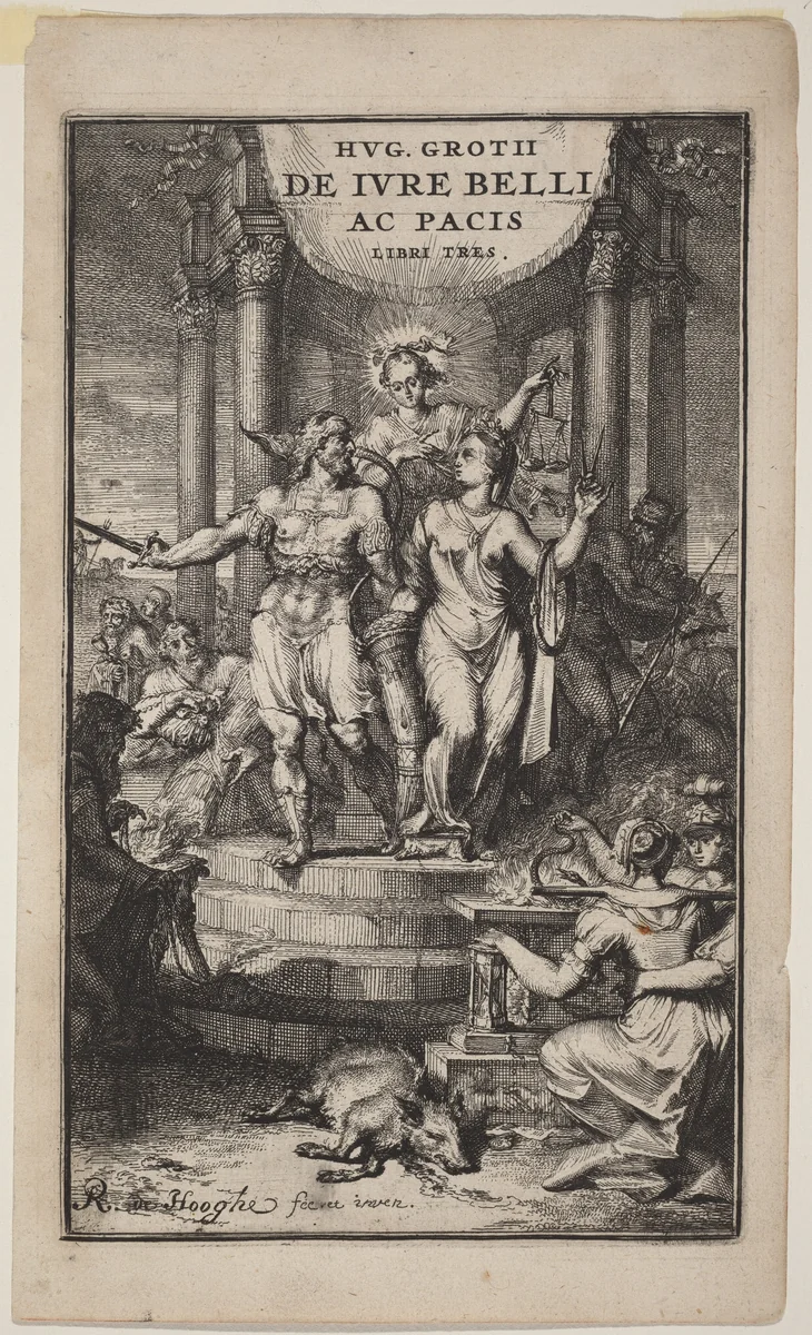 Law of War and Peace by Romeyn de Hooghe, print, 1665-1675