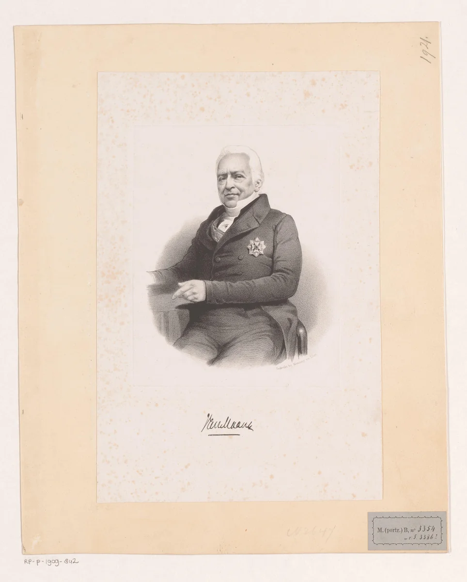 Cornelis Felix van Maanen by anonymous, print, 1847