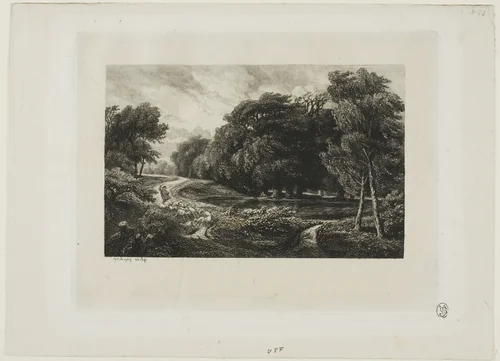 Approaching Storm by Charles-François Daubigny, print, 1844