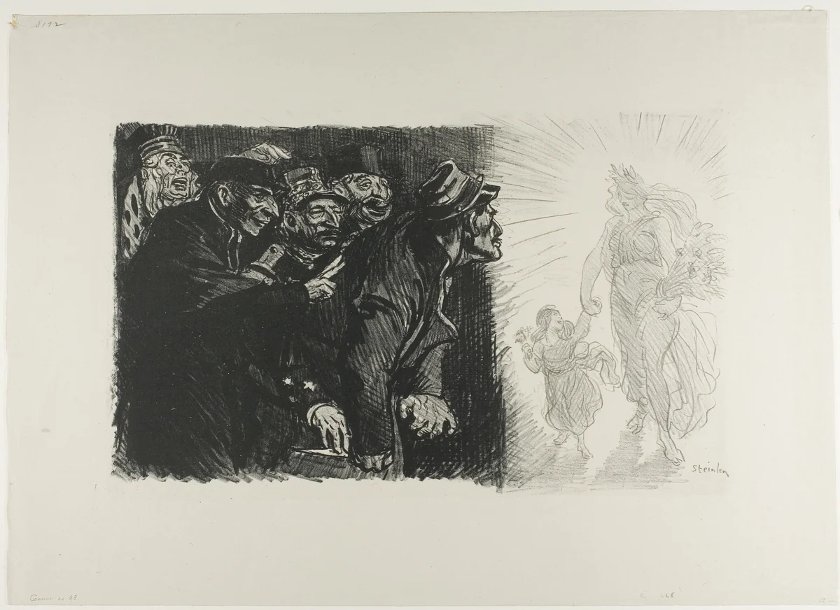 As in Ninety-Three by Théophile Alexandre Steinlen, print, 1901