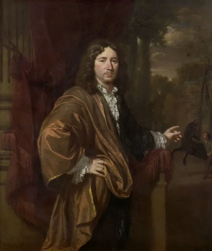 Portrait of a Man by Jan Verkolje, painting, 1685