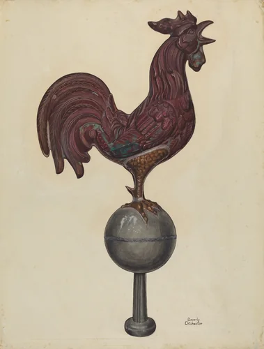 Weather Vane by Beverly Chichester, index of american design, 1938