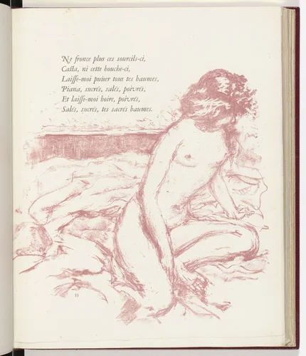 In-text plate (page 33) from Parallèlement (In Parallel) by Pierre Bonnard, illustrated book, 1900