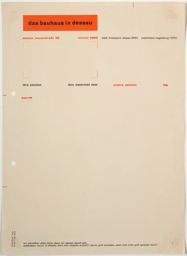 Das Bauhaus in Dessau by Herbert Bayer, design, 1926