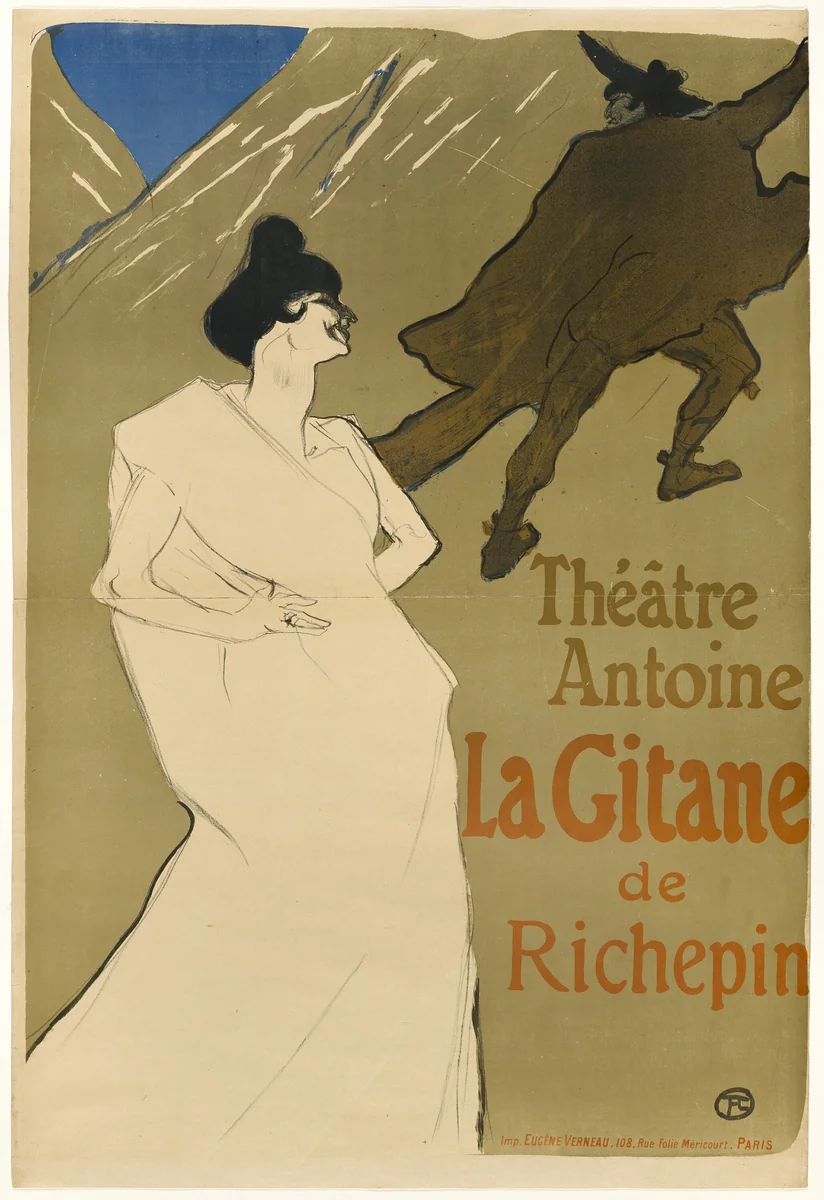 La Gitane by Henri de Toulouse-Lautrec, print, 1899