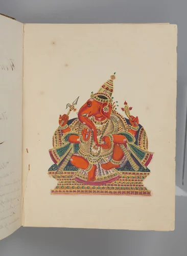 Album of Hindu deities by Unidentified artists, manuscript, 1837