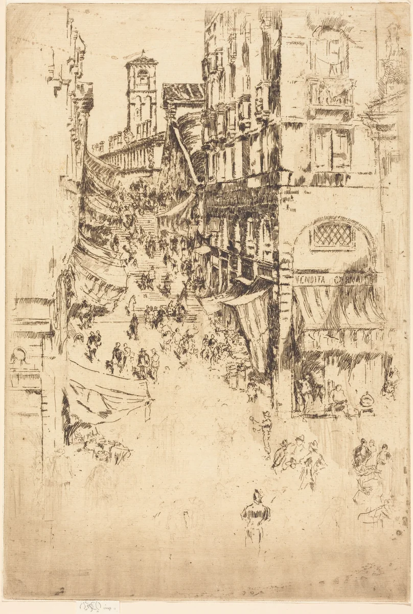 The Rialto by James McNeill Whistler, print, 1880