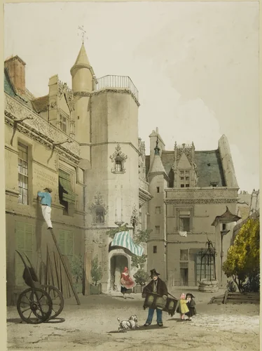 Picturesque Architecture in Paris, Ghent, Antwerp, Touen, etc. by Thomas Shotter Boys, print, 1839