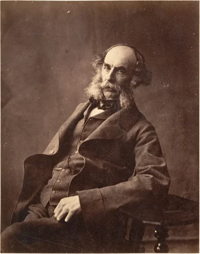 [Portrait of a Seated Gentleman] by Horatio Ross, photograph, 1856-1859