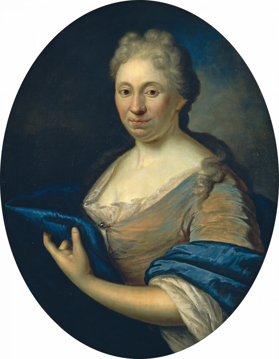 Anna de Peyster (?) by Frans van Doornik, painting, 1731