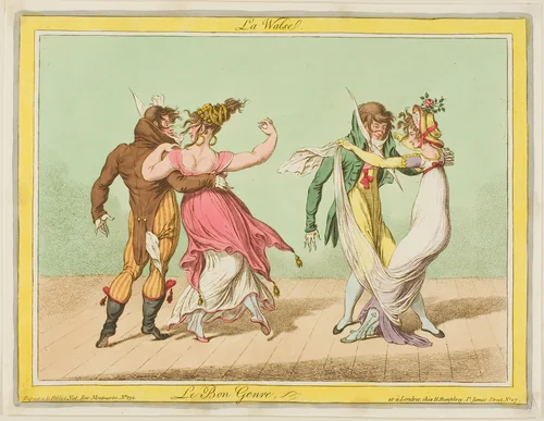 La Walse, from Le Bon Genre by Unkown French Artist, print, 1801-1900