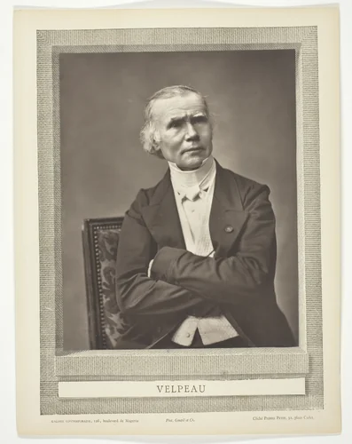 Alfred-Armand-Louise-Marie Velpeau (French surgeon and anatomist, 1795-1867) by Pierre Petit, photograph, 1862-1867
