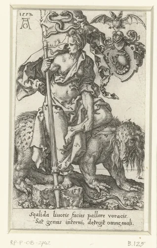 Afgunst by Unknown, print, 1552