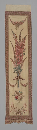 Curtain for Bed Set by France, Nantes, textile, 1701-1800