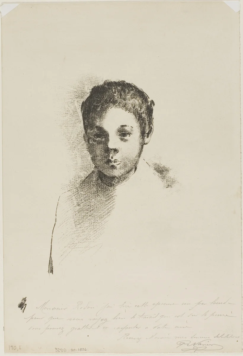 Arï by Odilon Redon, print, 1898