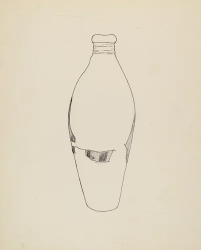 Flask by John Tarantino, index of american design, 1935-1942