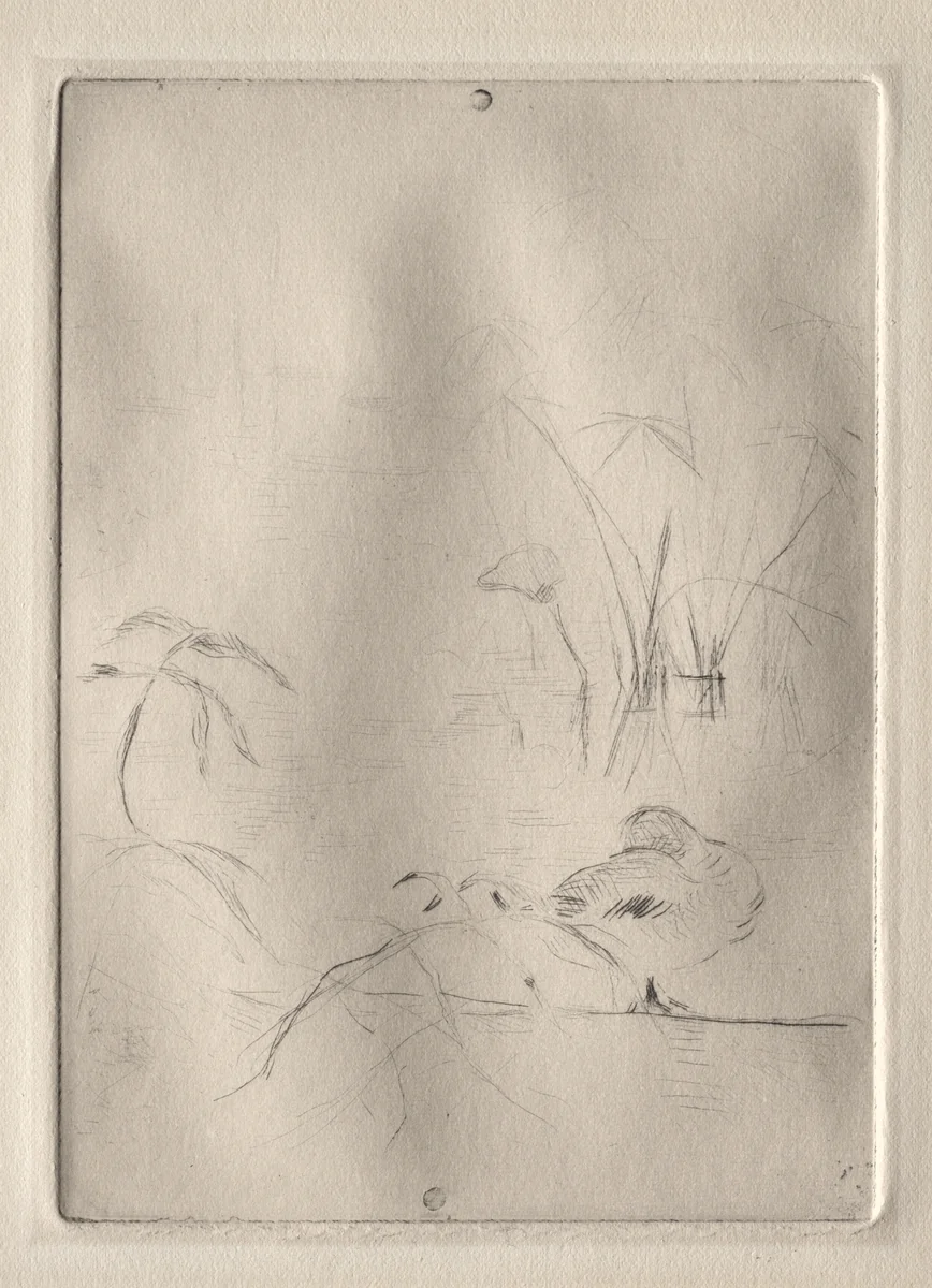 The Duck by Berthe Morisot, print, 1888-1890