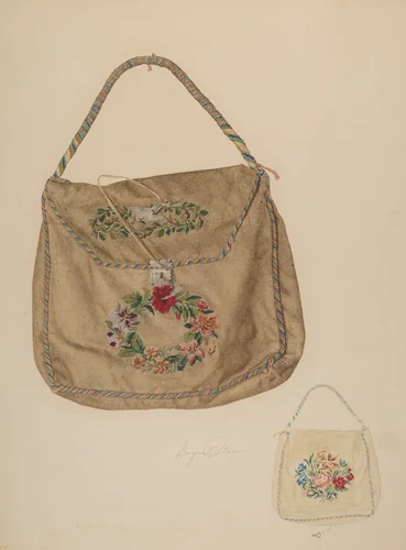 Bag by Georgine E. Mason, index of american design, 1941