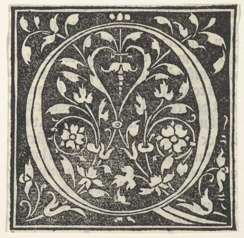 Initial letter Q by anonymous, print, 1490-1499