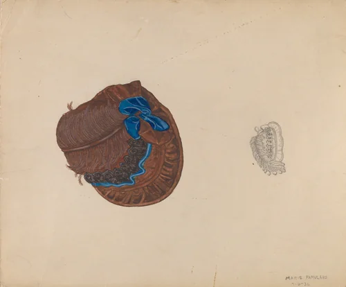 Hat by Marie Famularo, index of american design, 1936