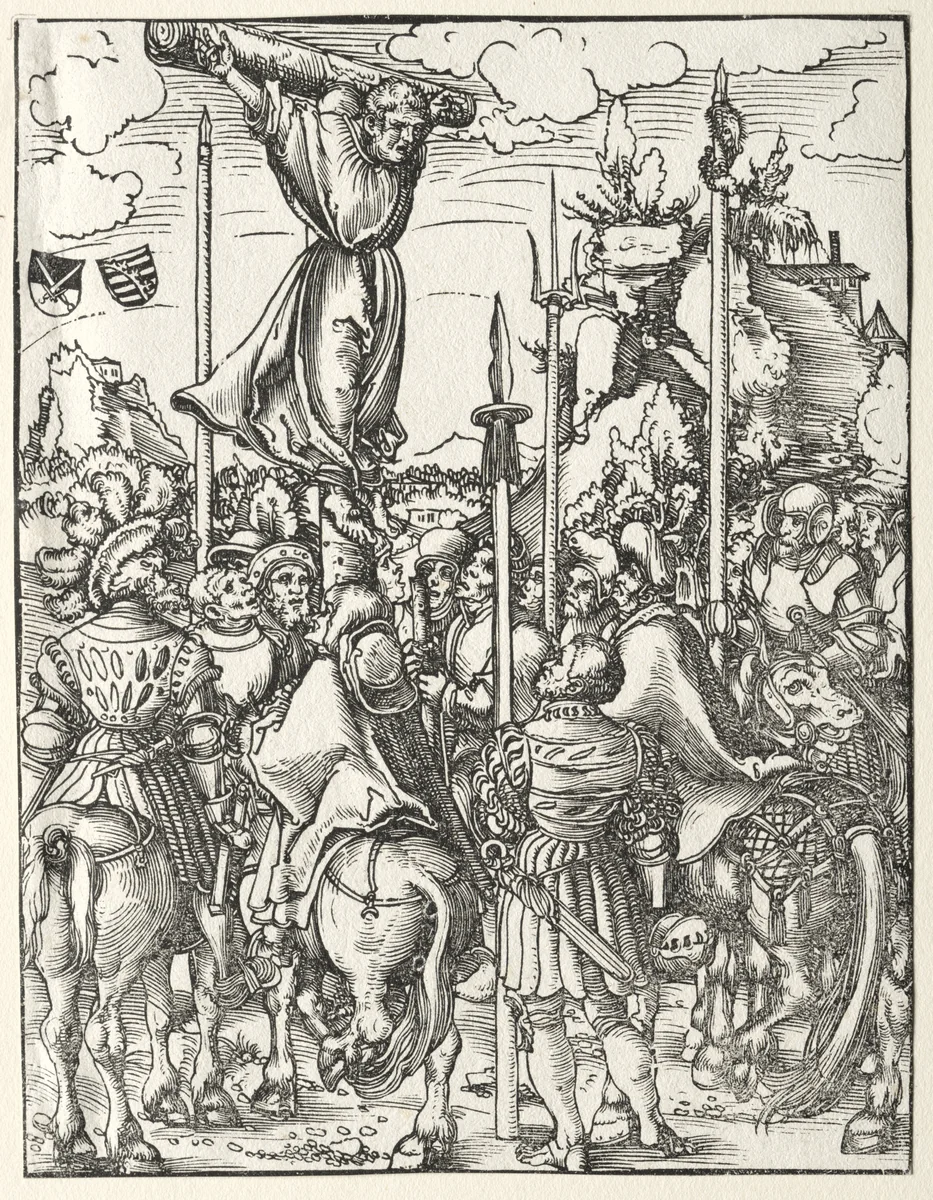 Martyrdom of St. Philip by Lucas Cranach, print
