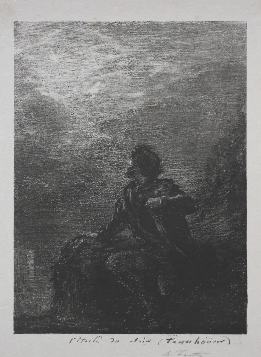 The Evening Star by Henri Fantin-Latour, print, 1877