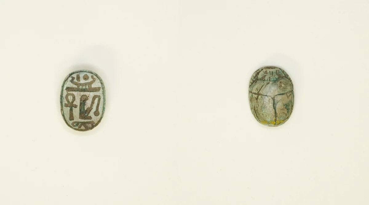 Scarab: Wish Formula by Egyptian, other, -1550--1069
