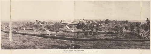 Rangoon: View of the Cantonment by Linnaeus Tripe, photograph, 1855