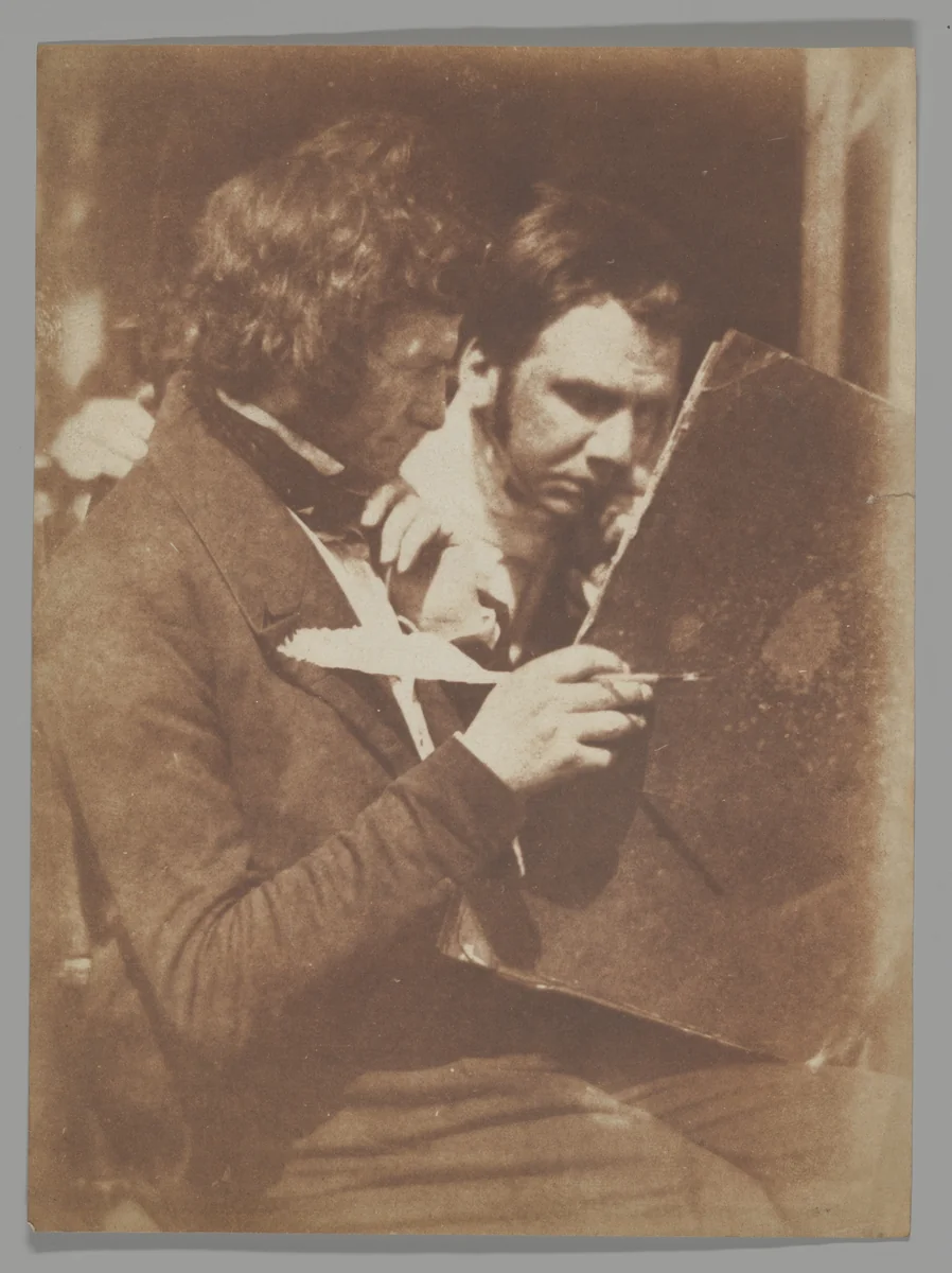 George Troup and William Gibson by Hill and Adamson, photograph, 1843-1847