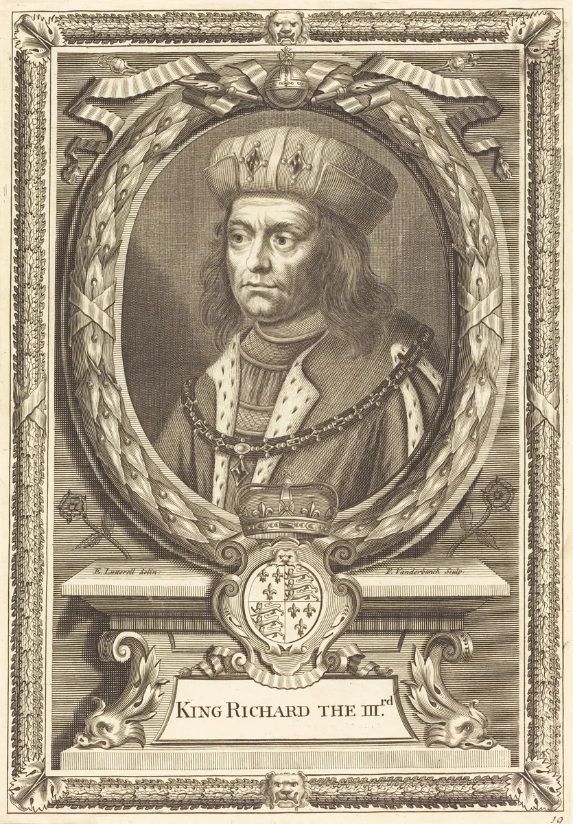 King Richard III by Pieter van der Banck; Edward Lutterell, print, 1649-1697