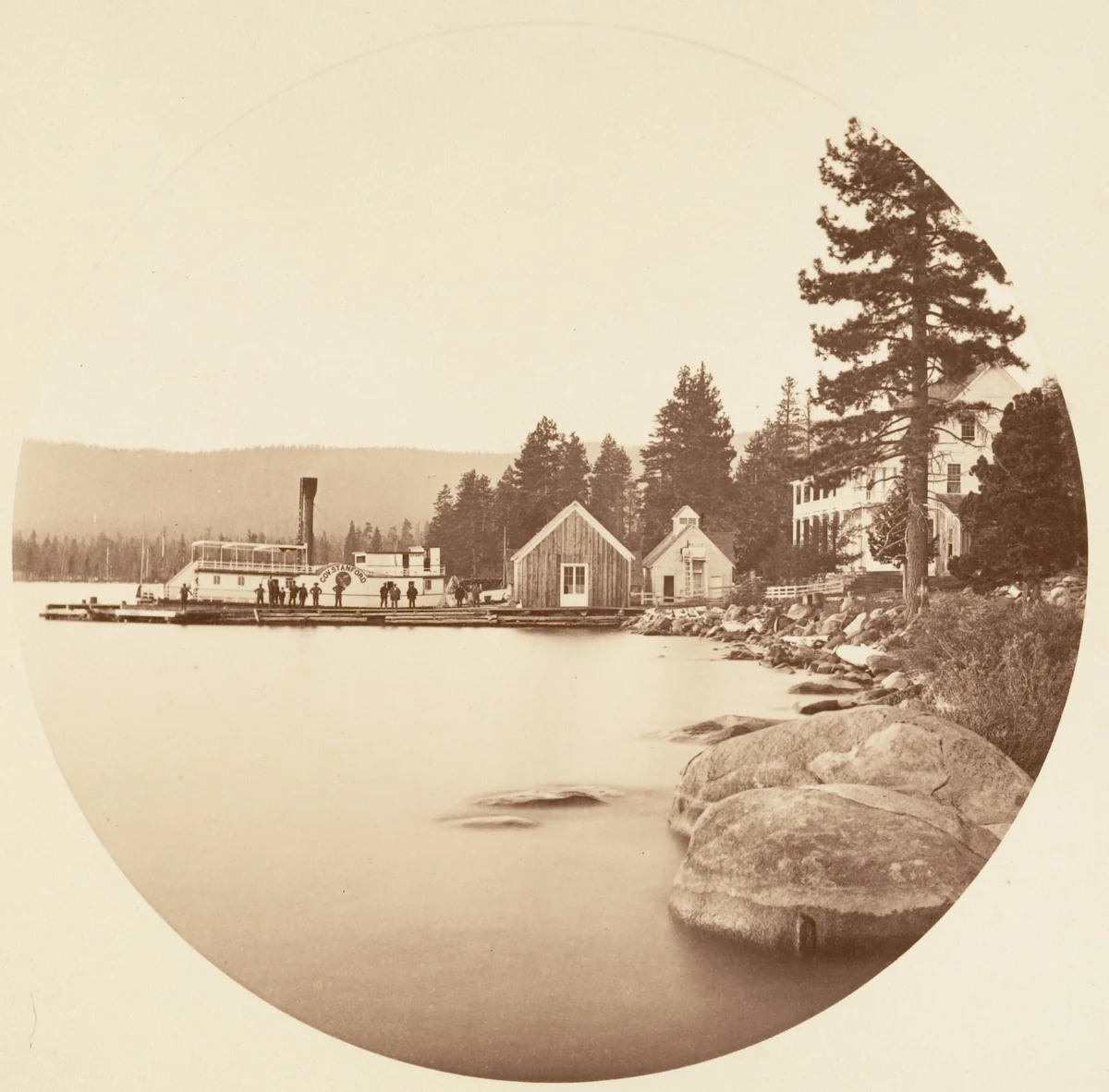 [Yosemite National Park, California] by Carleton E. Watkins, photograph, 1876-1880
