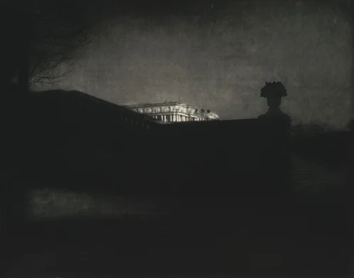 Nocturne—Orangerie Staircase, Versailles by Edward Steichen, photograph, 1910