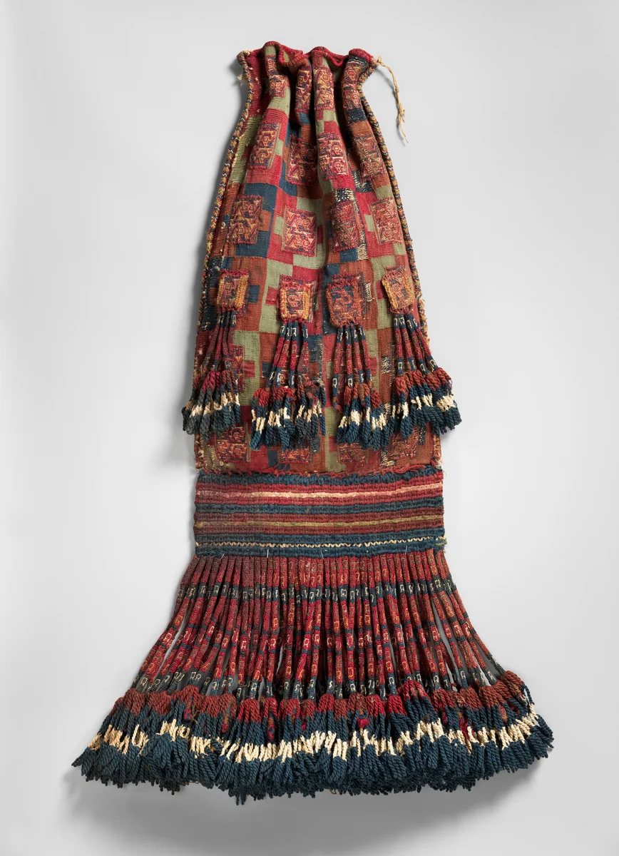 Bag with fringe by Chuquibamba artist, textile, 1075-1625