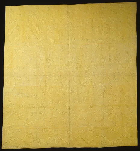 Bedcover by Newton, textile, 1778