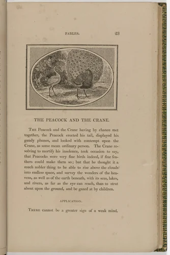 Headpiece (page 23) from The Fables of Aesop by Thomas Bewick, illustrated book, 1818