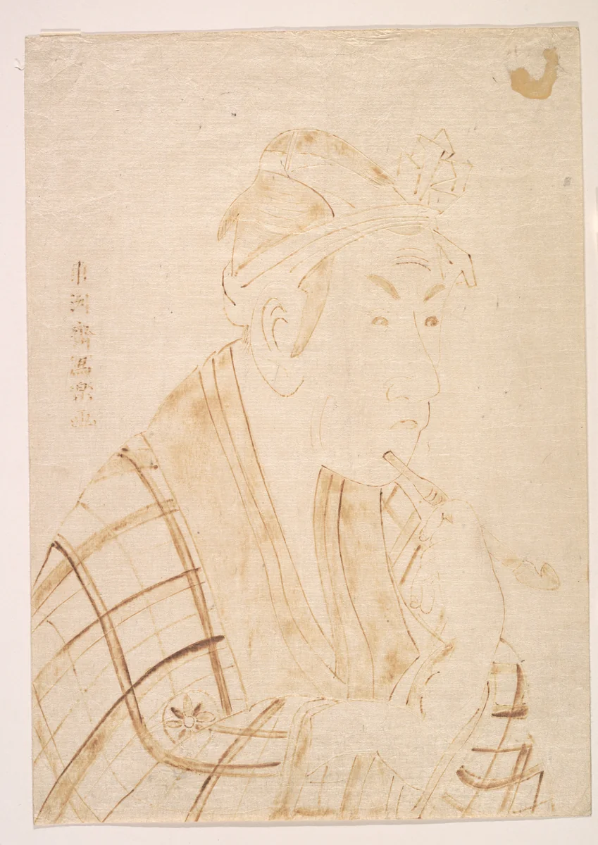 The Actor Matsumoto Koshiro as Banzuin Chobei by Tōshūsai Sharaku, print, 1749-1795